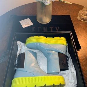 PUMA Fenty leather boots. EUC